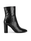 Botki damskie - MEXX Botki MI001714343W Czarny - miniaturka - grafika 1