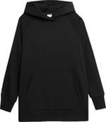 Bluzy damskie - Bluza damska 4F F0955 czarna 4FWSS24TSWSF0955 20S-L - miniaturka - grafika 1