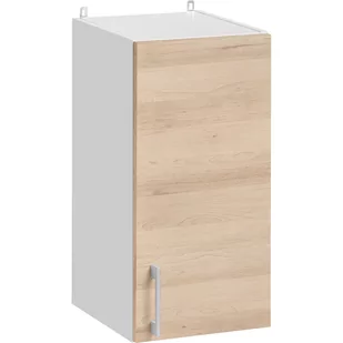 Szafka Górna Wisząca W 3/60 Ecomodel Layman Sonoma Jasna, Biały Mat - Szafki kuchenne - miniaturka - grafika 1