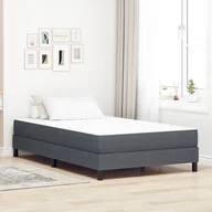 Materace - Materac Pocket Spring vidaXL Ciemnoszary Średni 120x200x20 cm Tkanina - miniaturka - grafika 1