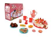 Zabawki AGD - Pro Kids Tort urodzinowy ze świeczką światło/dźwięk 61 el. - miniaturka - grafika 1