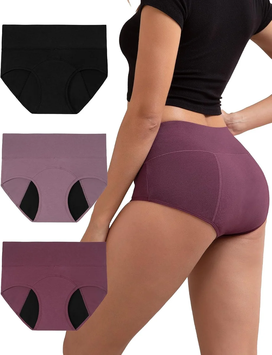 Majtki menstruacyjne Innersy rozmiar 40 3 sztuki lekki przepływ