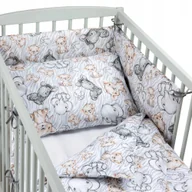Pościel dla dzieci - Pościel do łóżeczka 60x120 zestaw 4 elementowy bawełna 100% Pepi - miniaturka - grafika 1