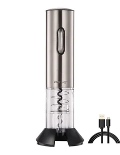 Elektryczny Korkociąg Otwieracz Do Wina Akumulator Kinghoff Kh-1589 - KINGHoff - Akcesoria i części AGD Elektryczny Korkociąg Otwieracz Do Wina Akumulator Kinghoff Kh-1589 - KINGHoff - Akcesoria i części AGD - miniaturka - grafika 1