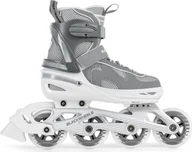 Rolki - Blackwheels Flex Pro rekreacyjne regulowane szare r. 38-41 - miniaturka - grafika 1