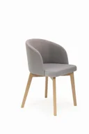 Krzesła - Flavio 2 krzesło tapicerowane bukowe szare nogi dąb artisan - miniaturka - grafika 1