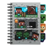 Gadżety dla graczy - Paladone z przekładkami Minecraft Notebook With Dividers - miniaturka - grafika 1