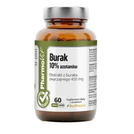 Suplementy naturalne - PHARMOVIT Pharmovit Burak 10 % azotanów ekstrakt 90 k. PH0146 - miniaturka - grafika 1