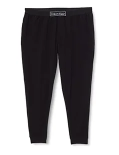 Calvin Klein Damskie spodnie do joggingu (Plus) z piżamą, czarne, XL - Spodnie damskie - miniaturka - grafika 1