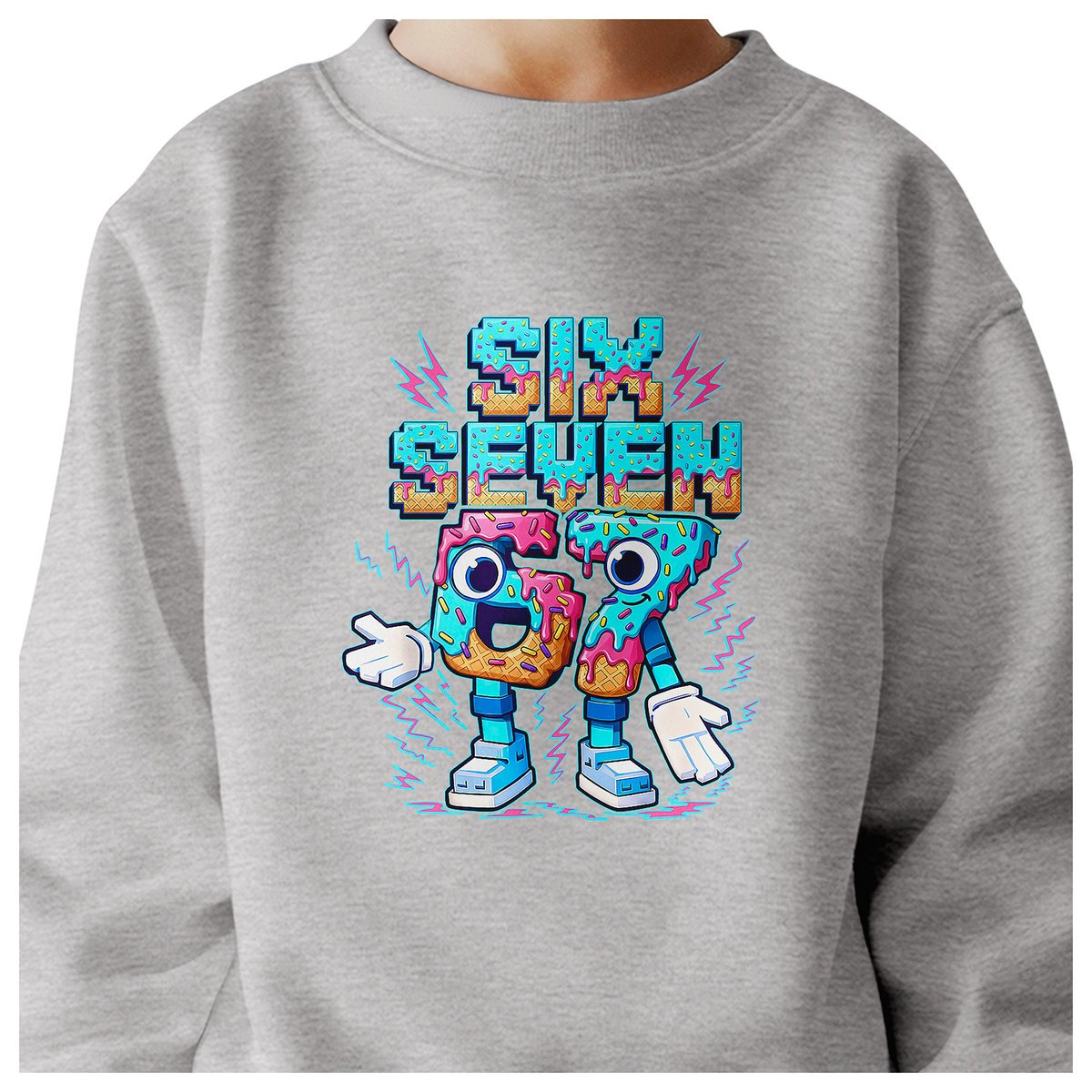 BLUZA DZIECIĘCA 67 SIX SEVEN VIRAL DLA CHŁOPCA DZIEWCZYNKI 110-116