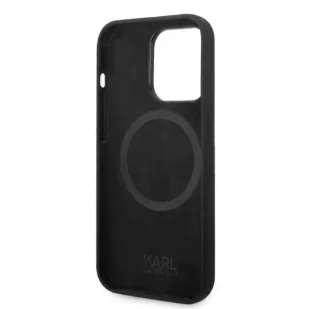 Karl Lagerfeld Etui KLHMP14XSNIKBCK do iPhone 14 Pro Max 6,7" hardcase Silicone Ikonik Magsafe czarny/black - Etui i futerały do telefonów - miniaturka - grafika 8