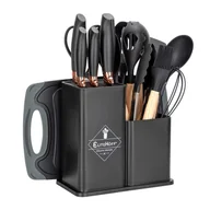 Noże kuchenne - ZESTAW 19 ELEM. NOŻY I PRZYBORÓW KUCHENNYCH W STOJAKU E-6069 - miniaturka - grafika 1