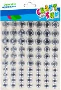 Zabawki kreatywne - Ozdoba dekoracyjna samoprzylepna kryształki Diamenty - miniaturka - grafika 1