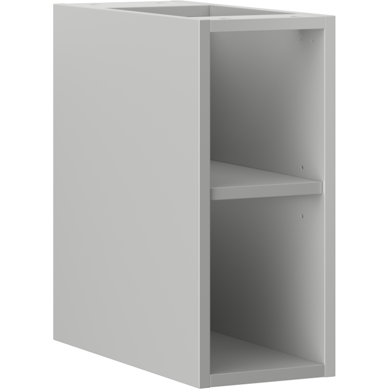 Mexen Box-A szafka otwarta z półką 20 cm, szara mat - 91AX2-0200-470-0-62