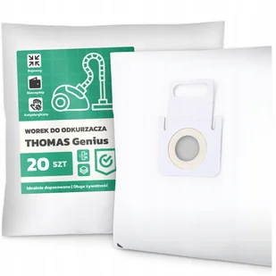 20x Worek do Odkurzacza Thomas Genius Syntetyczny Torba Worki Filtracyjn G9 - Worki do odkurzaczy - miniaturka - grafika 1