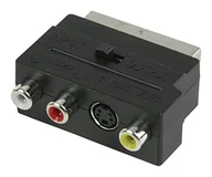 Złącza, przejściówki, adaptery - Valueline SCART Adapters, czarny VLVP31902B - miniaturka - grafika 1