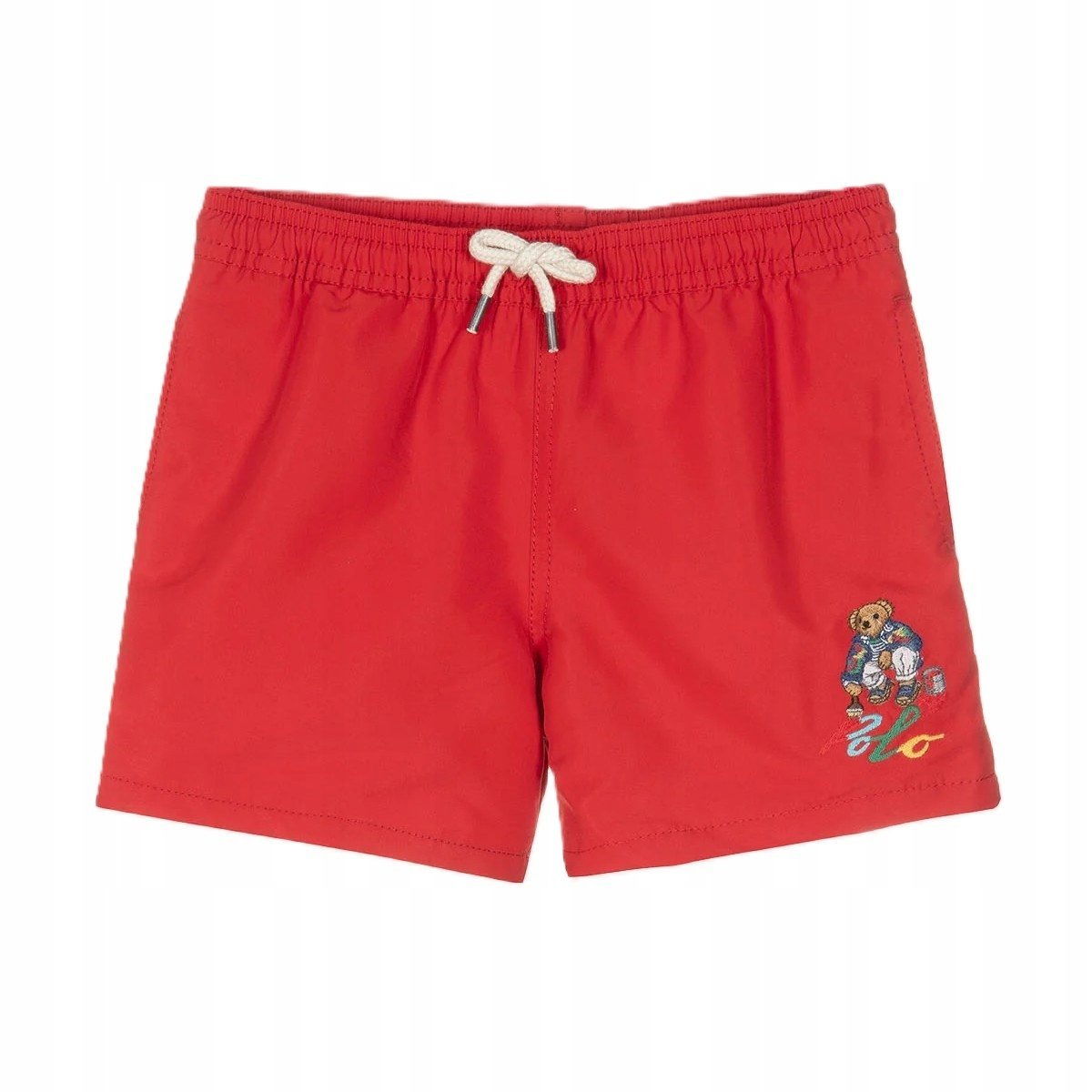 POLO RALPH LAUREN SZORTY KĄPIELOWE MŁODZIEŻOWE CZERWONE XL(18-20 LAT)