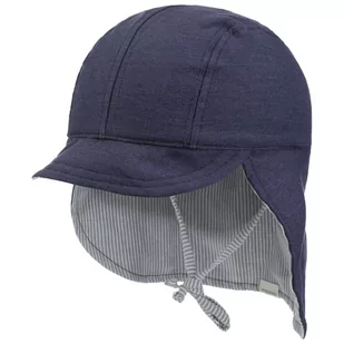 Czapka z Ochroną Szyi Tigo Kids by maximo, niebieski nakrapiany, 49 cm - Czapki dla dzieci - miniaturka - grafika 1