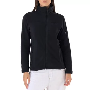 Bluzy sportowe damskie - Bluza Columbia Fast Trek II 1465351010 - czarna - grafika 1