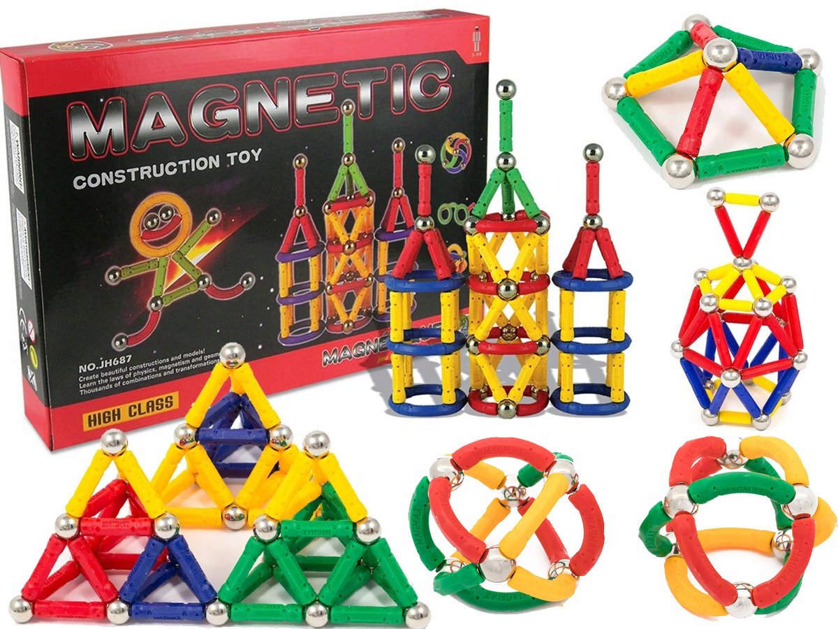 KLOCKI MAGNETYCZNE WIEZE 53EL. NR:4955