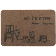 Wycieraczki - Wycieraczka Home 40 x 60 cm brązowa 293190 - miniaturka - grafika 1