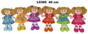 Lalka Szmaciana Z Glosem 40cm Pom Plpl Sa Fol - Figurki kolekcjonerskie - miniaturka - grafika 1