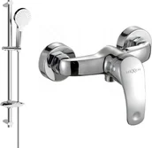 Zestawy baterii łazienkowych - Mexen Fabia DB05 bateria prysznicowa z zestawem prysznicowym, chrom - 74654DB05-00 - miniaturka - grafika 1