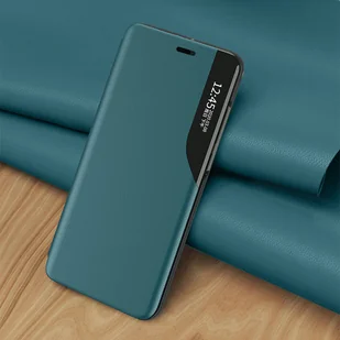 Eco Leather View Case elegancki futerał etui z klapką i funkcją podstawki iPhone 13 mini czarny - Etui i futerały do telefonów - miniaturka - grafika 6