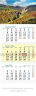 Zeszyty szkolne - Kalendarz 2026 ścienny trójdzielny Jura - miniaturka - grafika 1