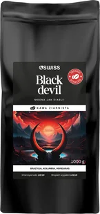 Kawa ziarnista Black Devil świeżo palona 4Swiss 1kg 1000 g - Kawa - miniaturka - grafika 1
