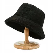 Czapki damskie - Czapka Damska Kapelusz Bucket Hat Zimowy Na Zimę Ciepły Wygodny Miękki - miniaturka - grafika 1