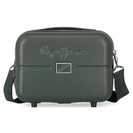 Kosmetyczki, organizery i kuferki - Pepe Jeans Accent Neceser Adaptable Obudowa na messenger Zielony 29x21x15 cms Sztywny ABS 9,14L 0,84 kg, Zielony, Neceser Adaptable con Bandolera, kosmetyczka z paskiem na ramię - miniaturka - grafika 1