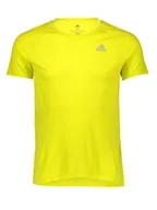 Koszulki sportowe damskie - adidas Koszulka sportowa w kolorze żółtym - miniaturka - grafika 1