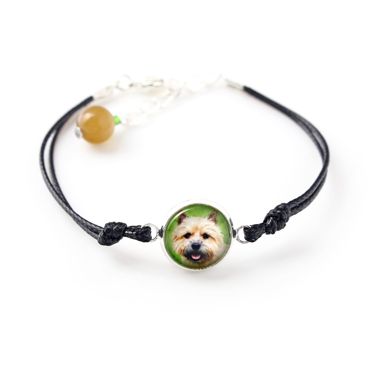 Norwich Terrier - bransoletka z twoim zdjęciem handmade, wyjątkowa biżuteria marki Art-Dog