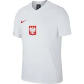 Koszulki sportowe męskie - Nike, Koszulka męska, Poland BRT Ftbl Top SS CD0876 100, biały, rozmiar L - miniaturka - grafika 1