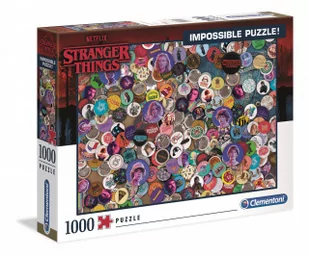 Clementoni PUZZLE 1000 EL IMPOSSIBLE NETFLIX Stranger Things - Puzzle - miniaturka - grafika 2