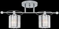 Lampy sufitowe - ELEM Chromowana podwójna lampa sufitowa do sypialni 8819/2 8C z serii KASPER - miniaturka - grafika 1