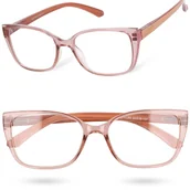 Okulary korekcyjne, oprawki, szkła - Okulary korekcyjne LUXELOOK +2,00 - miniaturka - grafika 1