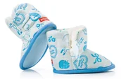 Buty dla dziewczynek - Śliczne domowe buciki dziecięce Roz. 25/26 -15 cm - miniaturka - grafika 1