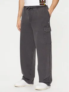 Guess Spodnie dresowe M5RB18 KC2B1 Szary Regular Fit - Spodnie sportowe męskie - miniaturka - grafika 1