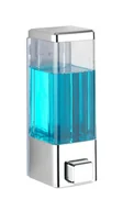 Mydelniczki i dozowniki mydła - Dozownik do mydła i płynu do dezynfekcji ISTRES, srebrny, 320 ml, Wenko - miniaturka - grafika 1