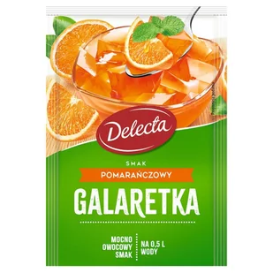Delecta Galaretka smak pomarańczowy 70 g - Galaretki - miniaturka - grafika 1