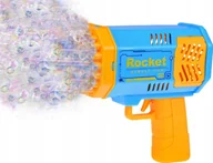 Bańki mydlane - Jokomisiada Zestaw Pistolet na bańki mydlane światło + płyn dla dzieci ZA4976 - miniaturka - grafika 1