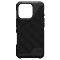 Etui i futerały do telefonów - Etui UAG Metropolis LT MagSafe do Apple iPhone 16 Pro Kevlar Czarny - miniaturka - grafika 1