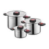 Zestawy garnków i patelni - Zestaw garnków Florina Astral, 6 elementów, stal nierdzewna - miniaturka - grafika 1