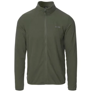 Męska bluza Hi-Tec Damis II Full Zip Rozmiar: L / Kolor: zielony - Bluzy sportowe męskie - miniaturka - grafika 1