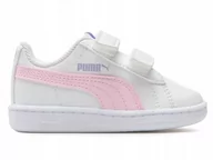 Buty dla dziewczynek - BUTY dziecięce PUMA UP białe 373603-28 sportowe 25 - miniaturka - grafika 1
