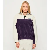 Bluzy damskie - Lacoste Polarowa bluza Oversize fit z dodatkiem wełny - miniaturka - grafika 1