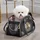 Juicy Couture Give Me Treats nosidełko dla zwierząt domowych - stylowa czarna torba podróżna dla małych psów i kotów