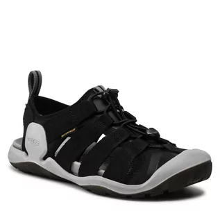 Sandały męskie - Sandały KEEN - Clearwater II Cnx M 1024968 Black/Keen Yellow - grafika 1